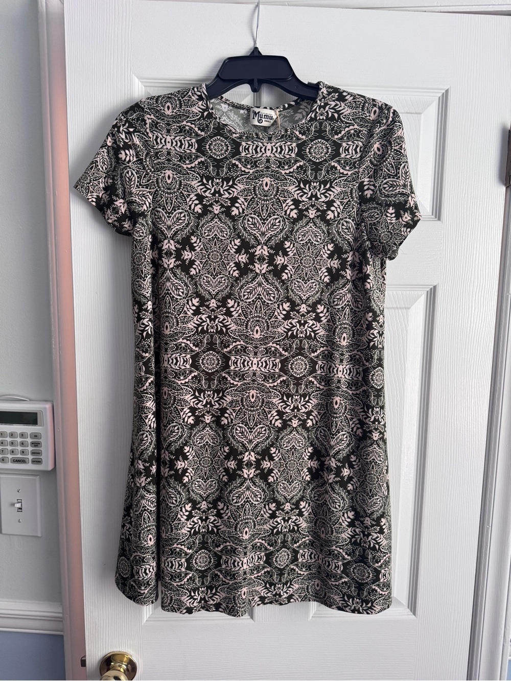 Show Me Your Mumu Em Mini Dress Small NWT Olive You Spark Short Sleeve